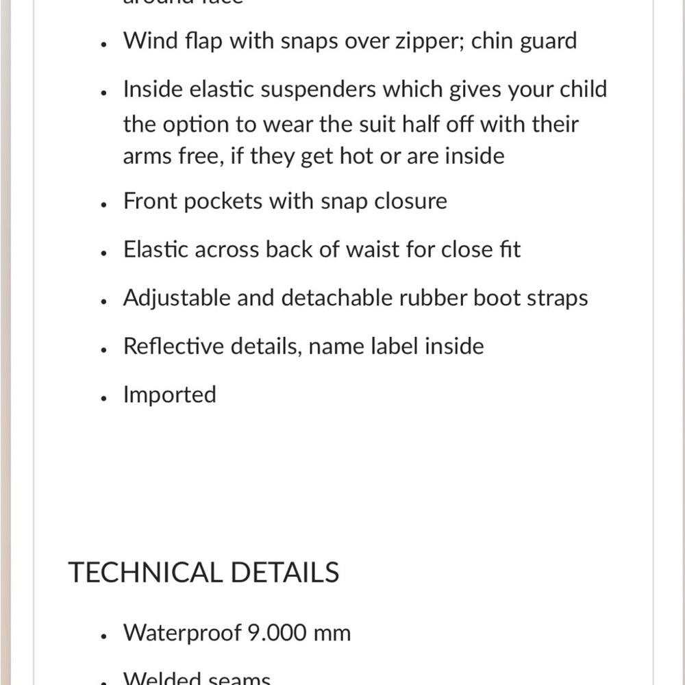 WHEAT KIDS THERMO RAIN SUIT AIKO - Picture 4 of 4